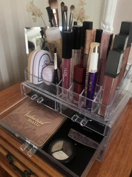 Настільний органайзер Cosmetic Storage Box для косметики та аксесуарів фото від покупців 2