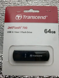 Флеш память USB Transcend JetFlash 700 512GB USB 3.1 Gen1 Black (TS512GJF700)