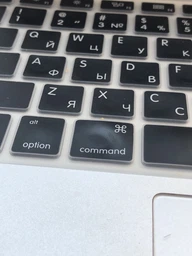 Защитная накладка на клавиатуру MacBook Pro Air 11" 13" 15" 17" US с русской раскладкой фото от покупателей 6