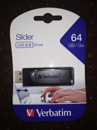Флеш память USB Verbatim Store 'n' Go Slider 64GB USB 2.0 Black (98698) фото от покупателей 6
