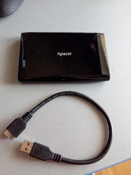 Накопитель внешний HDD 2.5" USB 2.0TB Apacer AC235 Panther Black (AP2TBAC235B-1)