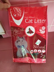 Наповнювач бентонітовий Van Cat Super Premium Quality Natural для котячого туалету 20 кг