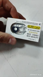 Чорні лінзи з діоптріями ELITE Lens Блек 2 шт. -2.50 фото від покупців 2