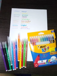 Фломастери BIC Kid Coleour 12 кольорів 12 шт (3270220002727) фото від покупців 5