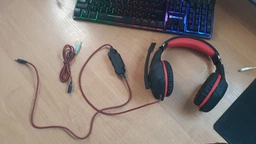 Навушники гарнітура REAL-EL GDX-7600 Black/Red чорний/червоний (265794)