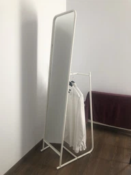 Напольное зеркало KNAPPER IKEA белый фото от покупателей 1