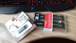 Оперативная память HyperX DDR4-2933 16384MB PC4-23500 (Kit of 2x8192) Fury Black (HX429C17FB2K2/16)