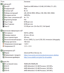 Процессор AMD Athlon II X3 460 3,4GHz sAM3 Tray 95w (ADX460WFK32GM) Rana Б/У фото от покупателей 2