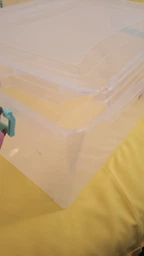 Контейнер для зберігання Irak Plastik з кришкою 28 л Прозорий (4658kmd) фото від покупців 11