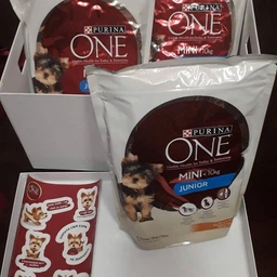 Сухий корм Purina One Mini/Small Junior для цуценят дрібних порід з куркою і рисом 800г.(7613035027022) фото від покупців 16