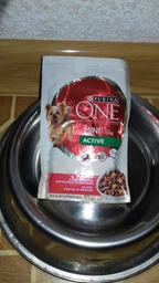 Вологий корм для собак малих порід Purina One з яловичиною картоплею та морквою в підливці пауч 85 г 1 шт (8445290298287) фото від покупців 8