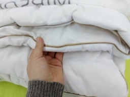 Одеяло шерстяное MirSon Mikrosatin Gold Woolen Hand Made 169 зима 140x205 см (2200000460455) фото от покупателей 12