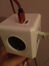 Сетевой удлинитель Allocacoc Powercube Extended на 4 розетки + 2 USB 1.5 м Зеленый (1402GN/DEEUPC) (8718444087014) фото от покупателей 6
