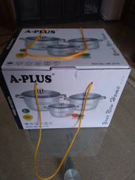 Набор кастрюль A-PLUS (5 СЛОЙНОЕ ДНО) кострюли фото от покупателей 7