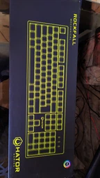 Ігрова клавіатура Hator Rockfall Mechanical Red Switches Yellow Edition UA ​​(HTK-602) фото від покупців 18