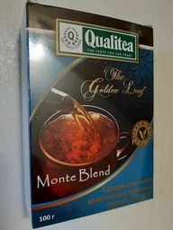 Упаковка середньолистового розсипного чорного чаю Qualitea Цейлон Monte Blend 100 г х 2 шт (4820053770271)