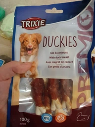 Лакомство для собак Trixie 31538 Premio Duckies утка с кальцием 100 г (4011905315386) фото от покупателей 2