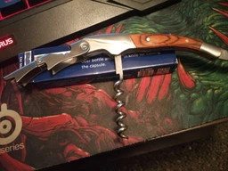 Чем штопор барный Corkscrew 2х ступенчатый штопор сомелье 12.5см