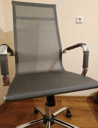 Кресло офисное AMF Slim Net HB (XH-633) черный (механизм Tilt/металл/ткань сетка) (512065) фото від покупців 6