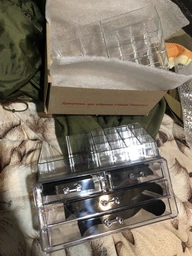 Органайзер для косметики (Акриловий) Cosmetic Storage Box Прозорий (ICL44) фото від покупців 1