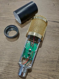Конденсаторный микрофон ELIMA BM-800 BLACK GOLD + Звуковая карта ELIMA C-MEDIA 7.1 фото от покупателей 12