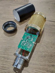 Конденсаторный микрофон ELIMA BM-800 BLACK GOLD + Звуковая карта ELIMA C-MEDIA 7.1 фото от покупателей 13