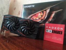 Видеокарта Gigabyte PCI-Ex Radeon RX 570 Gaming 4GB GDDR5 (256bit) (1244/7000) (HDMI, 3 x Display Port) (GV-RX570GAMING-4GD)