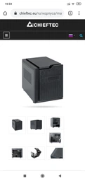 Корпус CHIEFTEC Gaming Cube CI-01B, без БЖ чорний (CI-01B-OP)