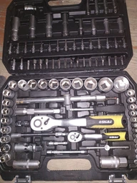 Набор насадок торцевых и бит Sigma 1/4" 1/2" 94 шт CrV в кейсе (6003761) фото от покупателей 1