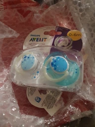 Пустушка Philips AVENT Нічна 0-6 м - 2 шт (SCF176/18)