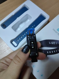 Умный Фитнес Браслет Supero Smart Band V07 Original С Тонометром Синий фото от покупателей 2