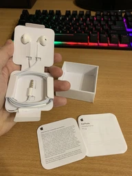Наушники с микрофоном для Apple iPhone 3.5 mm Headphone Plug проводные фото от покупателей 2