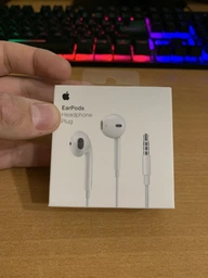 Наушники с микрофоном для Apple iPhone 3.5 mm Headphone Plug проводные фото от покупателей 3