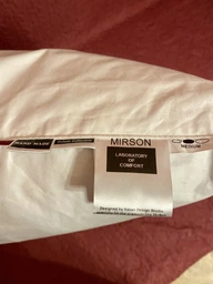 Подушка MirSon пуховая Hand Made De Luxe 901 средняя 50x70 (2200000555601) фото від покупців 1