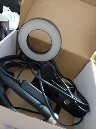 Держатель для телефона Professional Live Stream со светодиодной LED подсветкой , Black