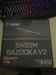 Материнская плата MSI B450M Bazooka V2 (sAM4, AMD B450, PCI-Ex16)