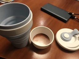 Складана чашка Collapsible 0.35 л, харчовий термостійкий силікон, Фіолетовий (5332) фото від покупців 7