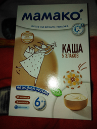 Молочна каша MAMAKO 5 злаків на козячому молоці 200 г (8437022039459) фото від покупців 6