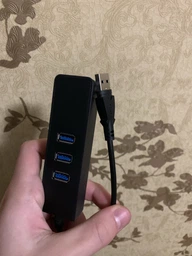 Адаптер Dynamode USB 3.1 Type-C - RJ45 с 3-х портовым хабом USB 3.0 (USB3.1-TypeC-RJ45-HUB3) фото от покупателей 6