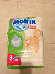 Подгузники-трусики Molfix Jumbo 3 midi 6-11 кг 60 шт (8690536842704) фото от покупателей 1