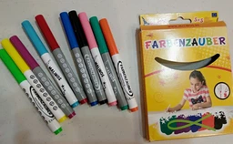 Фломастери чарівні MALINOS Farbenzauber світлі малюють по темних 10 (5+5) шт (MA-300009) фото від покупців 1
