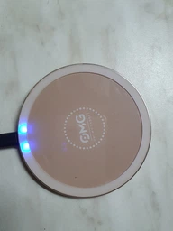 Бездротове зарядний пристрій OMG Qi Fast Wireless Charging Pad Gold
