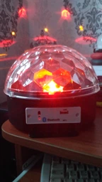 Светодиодный диско шар Magic Ball&nbsp;Music Ball&nbsp;Mp3&nbsp;USB LED + флешка фото от покупателей 2