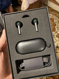 Гарнітура Razer Hammerhead True Wireless Bluetooth для смартфона Чорний (1010-569-00) фото від покупців 17