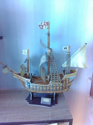3D Пазл Cubic Fun Парусник Санта-Мария 113 элементов (6944588240080) фото от покупателей 11