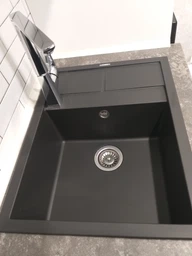 Кухонная мойка гранит ELLECI Unico 125 Aluminium 79 фото от покупателей 3