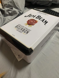 Виски Jim Beam White 4 года выдержки 0.7 л 40% + 2 бокала в железной коробке (5060045588715) фото от покупателей 18