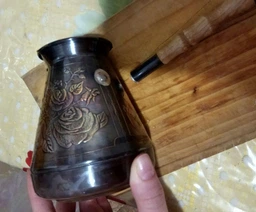 Турка мідна Great Coffee Троянда 400 мл (1360) фото от покупателей 10