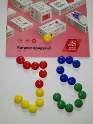 Набор магнитов Axent 20 мм 8 шт Разноцветный (9820-А)
