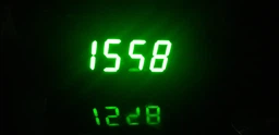 Електронний годинник VST-717 цифровий із зеленими цифрами від USB (698889)